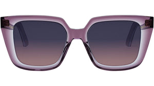 DiorMidnight S1I 60G2 Purple Grey Square Sunglasses