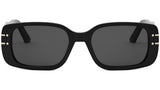 DiorSignature 12I Black Rectangular Sunglasses