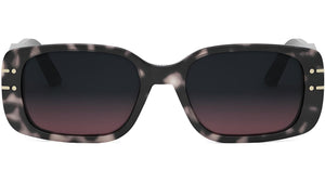 DiorSignature 12I Pink Havana Rectangular Sunglasses