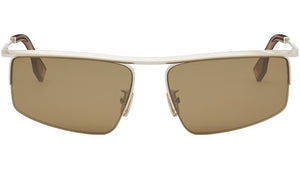 Fendi Travel Gold Geometric Sunglasses