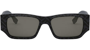 FF Squared FF Black Square Sunglasses