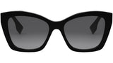 Lettering Grey Gradient Cat Eye Sunglasses