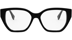 FF Diamond Black Rectangular Eyeglasses