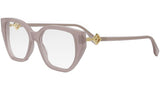 FF Diamond Pink Rectangular Eyeglasses