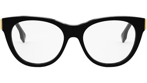 Fendi First Black Round Eyeglasses