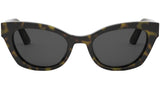 DiorMidnight B2I Havana Cat Eye Sunglasses