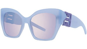 4G Liquid Blue Square Sunglasses