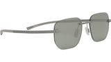 Flex Silver Geometric Sunglasses