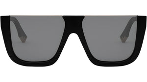 Fendi Way Black Square Sunglasses