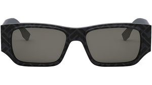 FF Squared FF Black Square Sunglasses