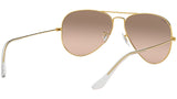 Aviator Gradient RB3025 001/3E Gold Silver