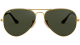 Aviator Havana Collection RB3025 181 Gold Green