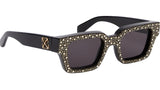 Virgil L Rhinestones Gold Dark Grey