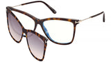 FT5824-B Clip-on 052 Dark Havana