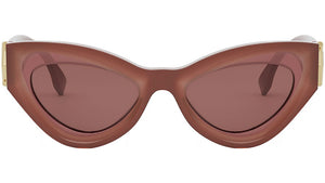 FF Diamonds Red Cat Eye Sunglasses