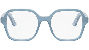 DiorMidnightO S1I Shiny Blue Geometric Eyeglasses