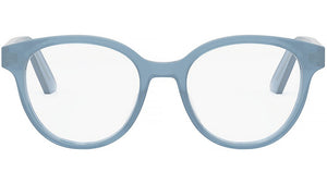 DiorMidnightO R1I Shiny Blue Round Eyeglasses