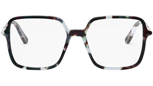 Mini CD O S2I Havana Blue Geometric Eyeglasses