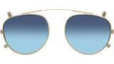 Maydela Clip Gold Denim Blue