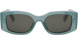 Triomphe Opaline Green Rectangular Sunglasses